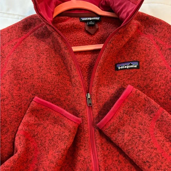 Women’s Patagonia Better Sweater Full Zip Jacket, Red, Small - Picture 4 of 5